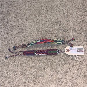 Set of 2 hand made bracelets
